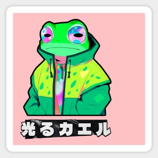 Cool Frog | Gangster Frog | Pyschedelic Streetwear Sticker